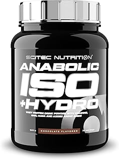 Scitec Nutrition Anabolic Iso + Hydro, Whey Protein Drink Powder with creatine, hmb, maca and Added Amino acids, 920 g, Chocolate