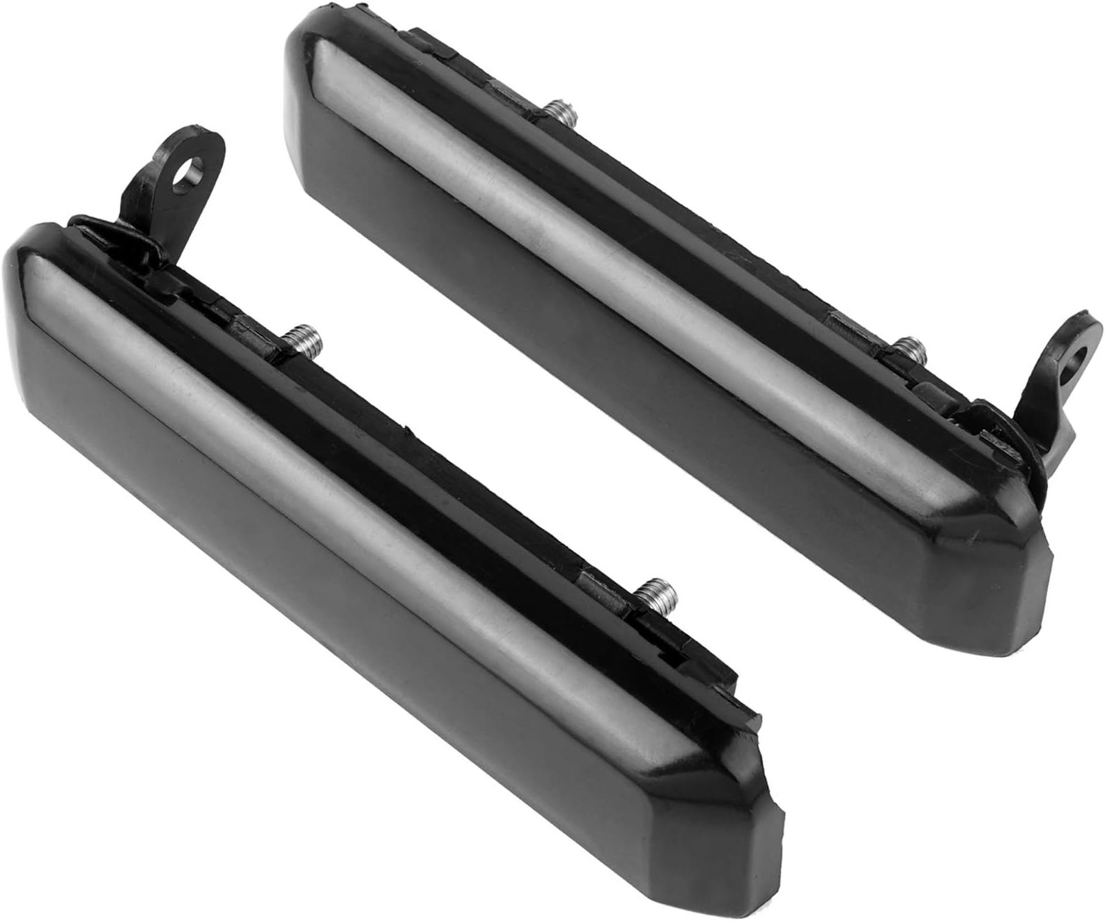 NPAUTO Exterior Front Left Driver & Right Passenger Door Handle Replacement for 1986-1994 Nissan D21, 1987-95 Pathfinder, 1995 1996 1997 Pickup, Black, 77219, 77220