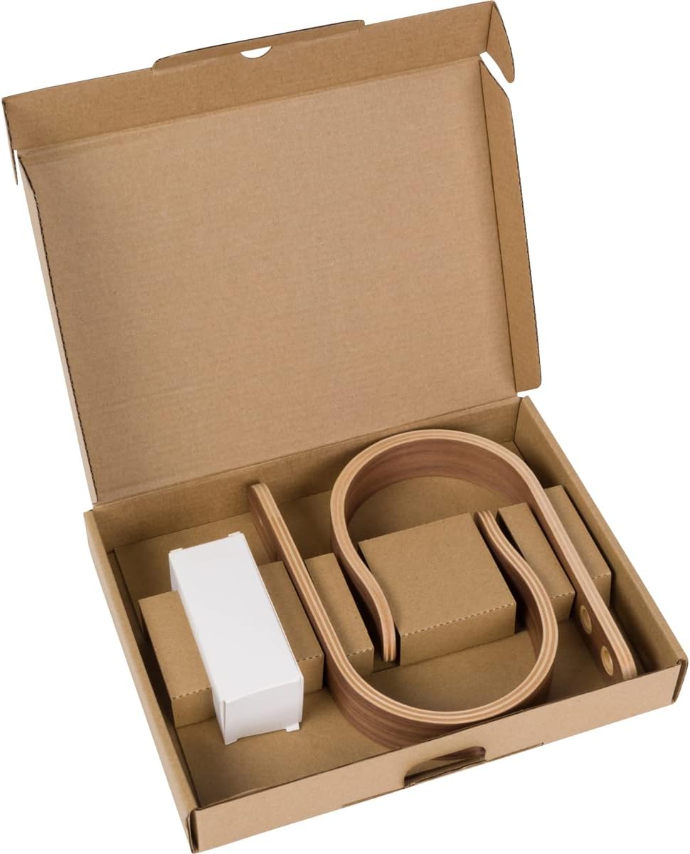 2 x Waveply Wood Curtain Holdbacks Plywood Drapery U Shaped Hook Tiebacks for Wall (Walnut) : Home & Kitchen