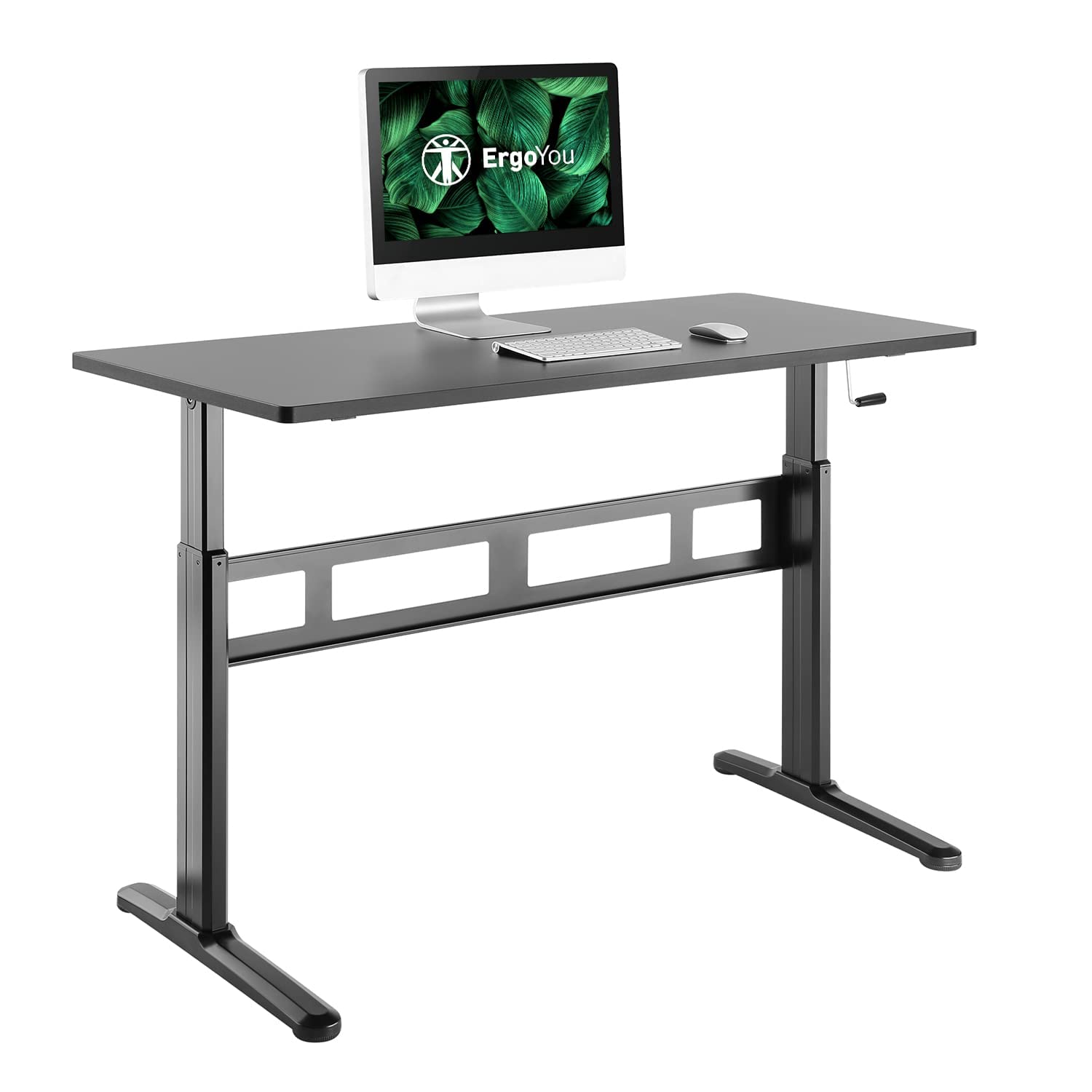 ErgoYou Premium Manual Height Adjustable Table 55 x 23.5 inches 2
