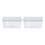 Ubbi Set of 2 Baby Wipes Dispensers with Weighted Plates and Secure Seals, Nursery and Baby Registry Essential to Keep Wipes Fresh and Changing Table Organized, Gray