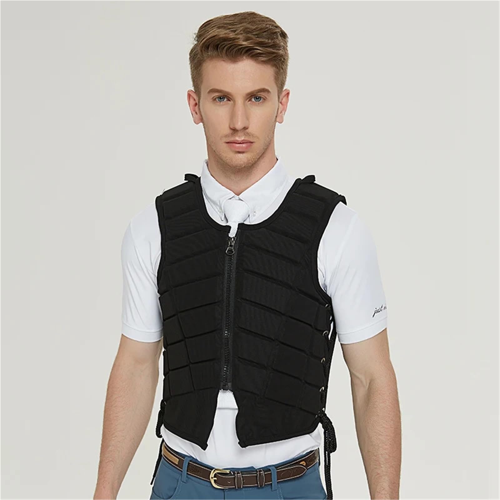 Chaleco Protector for equitación, Equipo de equitación, Ropa de Caballero for Adultos y niños, Ligero y Transpirable for Todas Las Estaciones. para Montar A Caballo