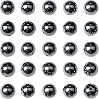 Vista 29 de AD Beads Cuentas sueltas redondas naturales de 0.315 pulgadas, 110 piezas, para hacer 108 cuentas de oración Mala, collar, pulsera y meditación