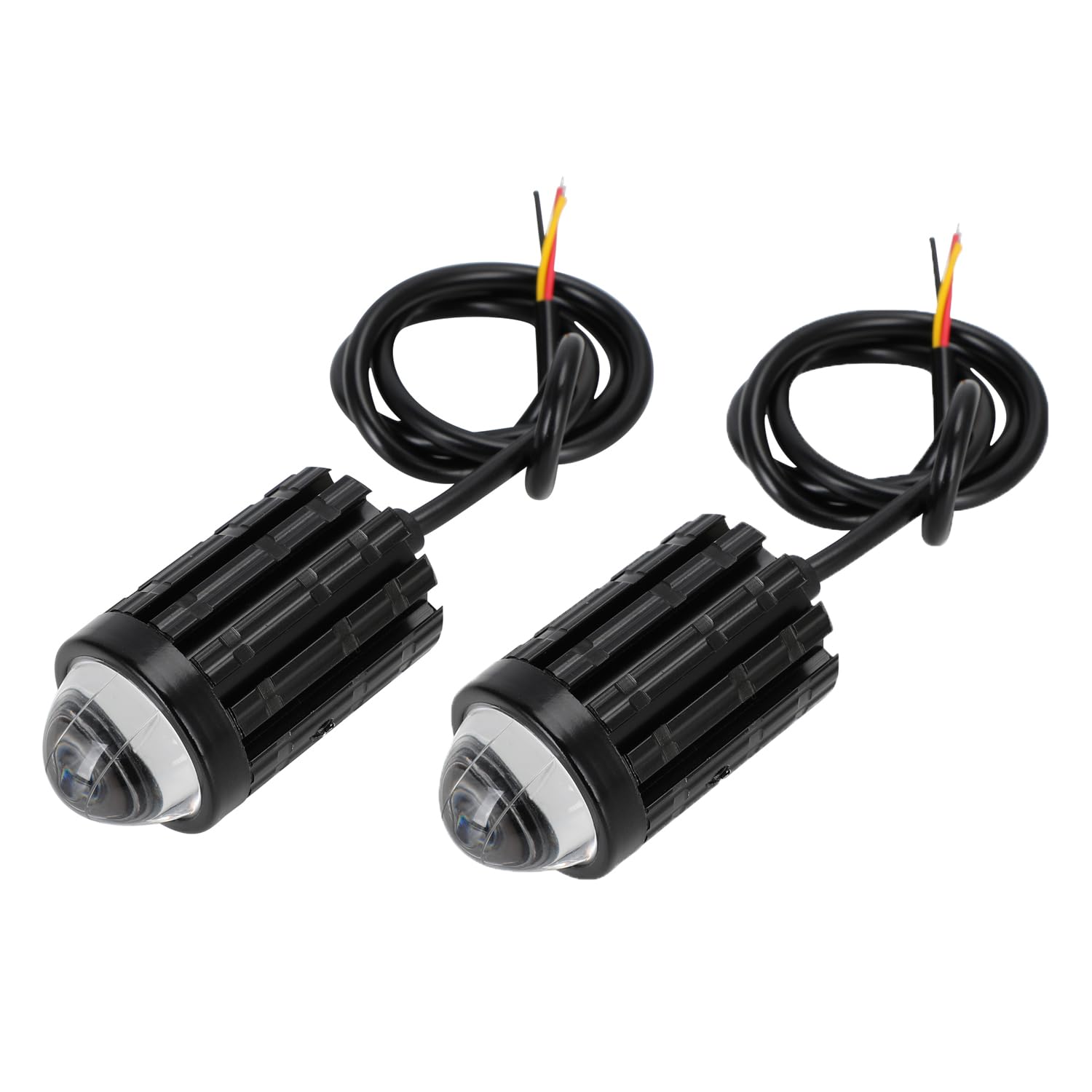 JFG RACING 2 Proiettori Supplementari Per Moto - Fari A Led Universali Con Staffe - Luci Di Profondità