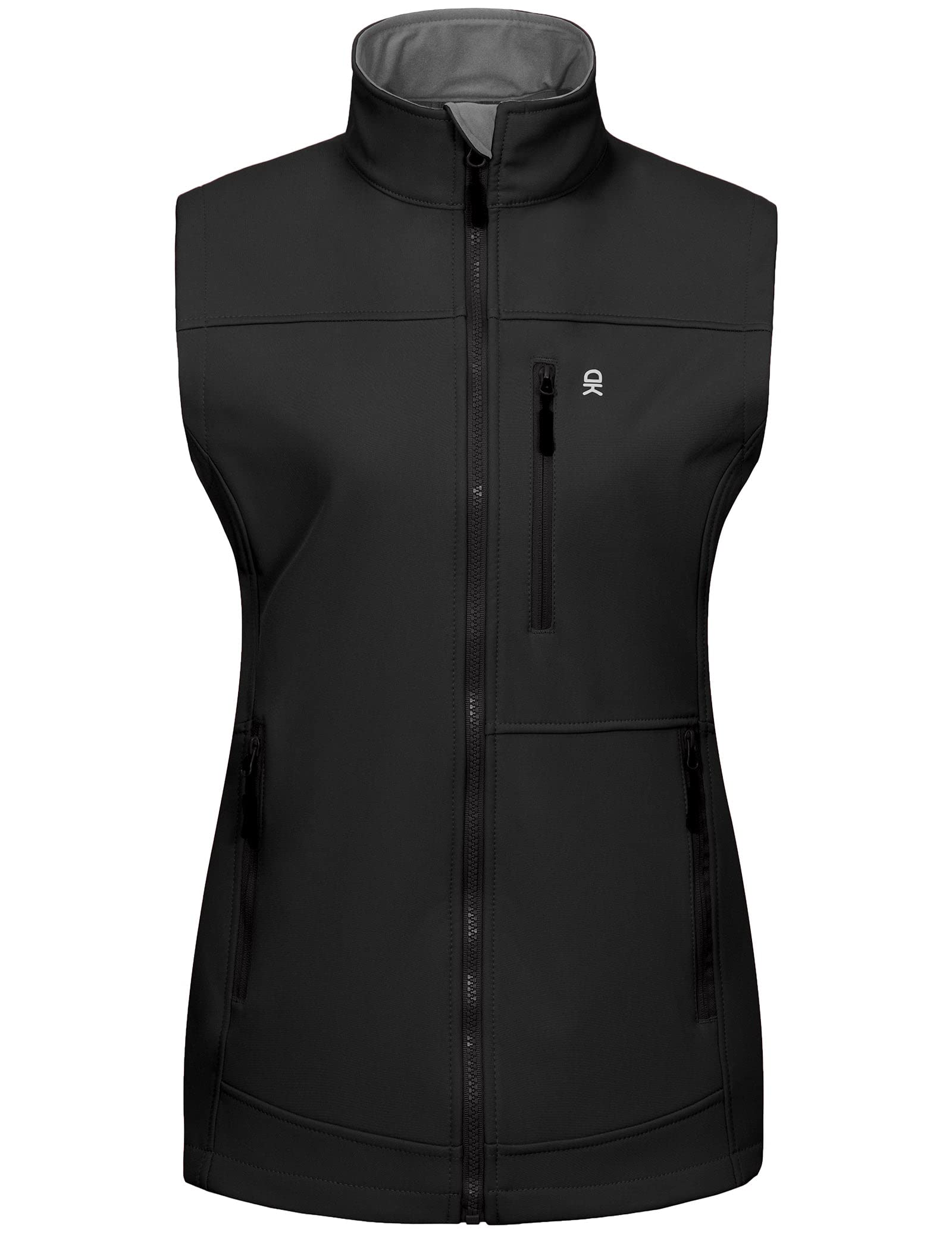 Little Donkey Andy Gilet pour femme - Imperméable - Softshell - Sans manches - Coupe-vent - Chaud et respirant - Gilet polaire pour la course, la randonnée, le golf
