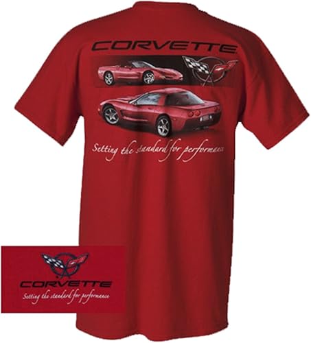 Chevrolet 1997 to 2004 Corvette C5 - Mens T-Shirt by Joe Blow Tees 100 Cotton