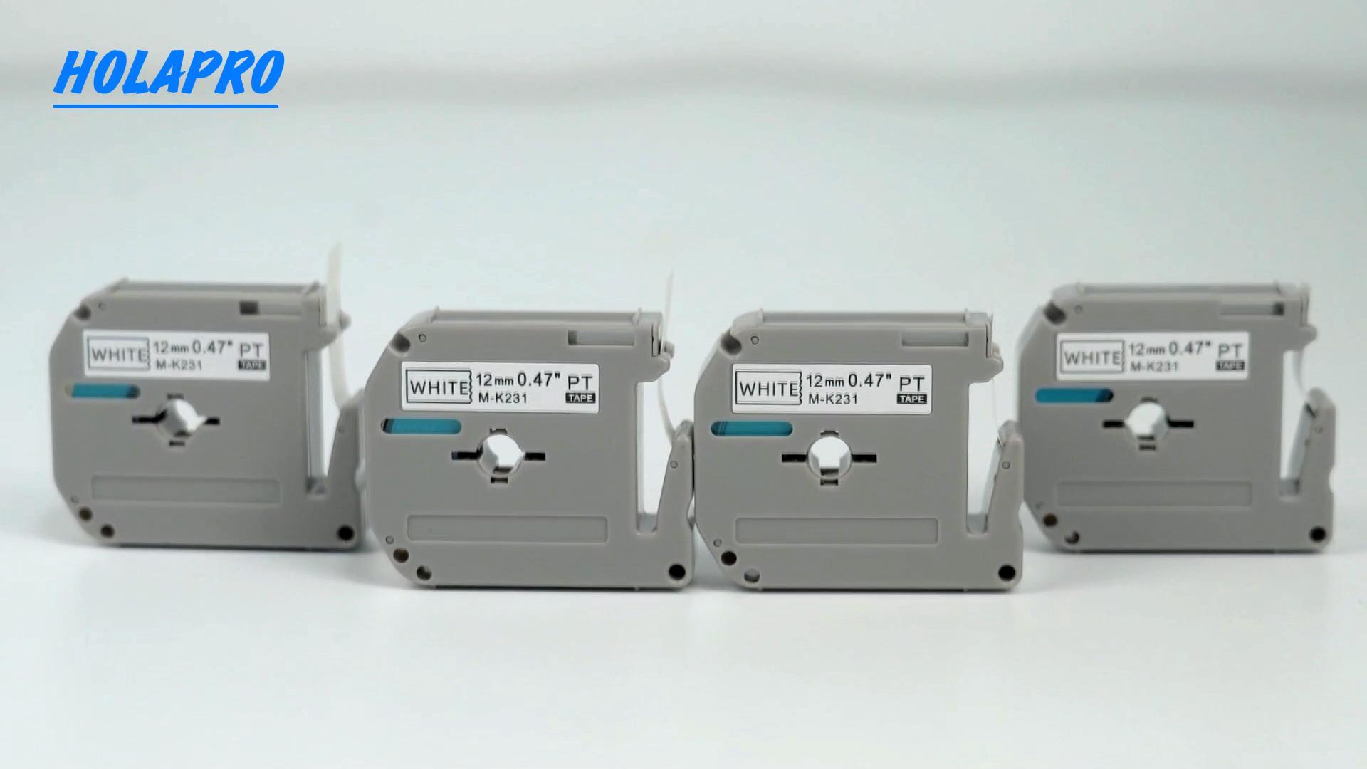 Amazon.com: 4 x Label Maker Tape Replacement for Brother P Touch M