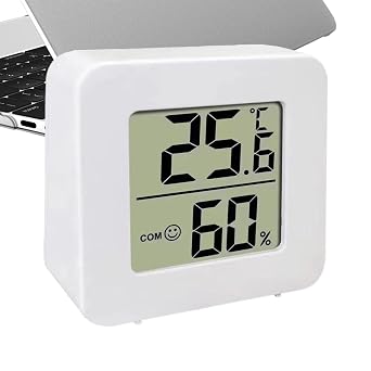 Thermometer/Hygrometer - Small Digital Hygrometer, Temperature Monitoring Thermometer | Thermometer/Hygrometer Indoor Temperature Monitor Meter, Hygrometer Thermometer, LCD Gauge Small Hygrometer