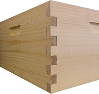Vista 2 de Amish Made in USA Starter Bee Hive Complete para miel con marcos y cimientos 10 marcos