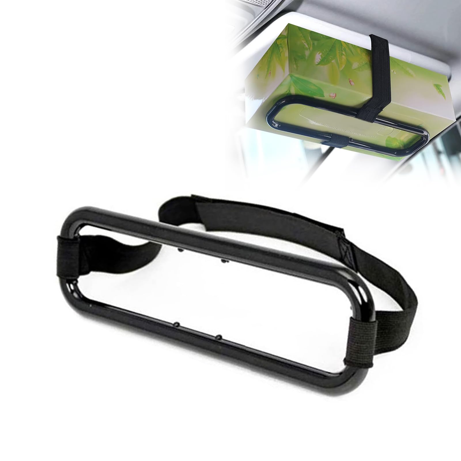 GKmow 1 Pack Car Sun Visor Tissue Bracket, 8.46