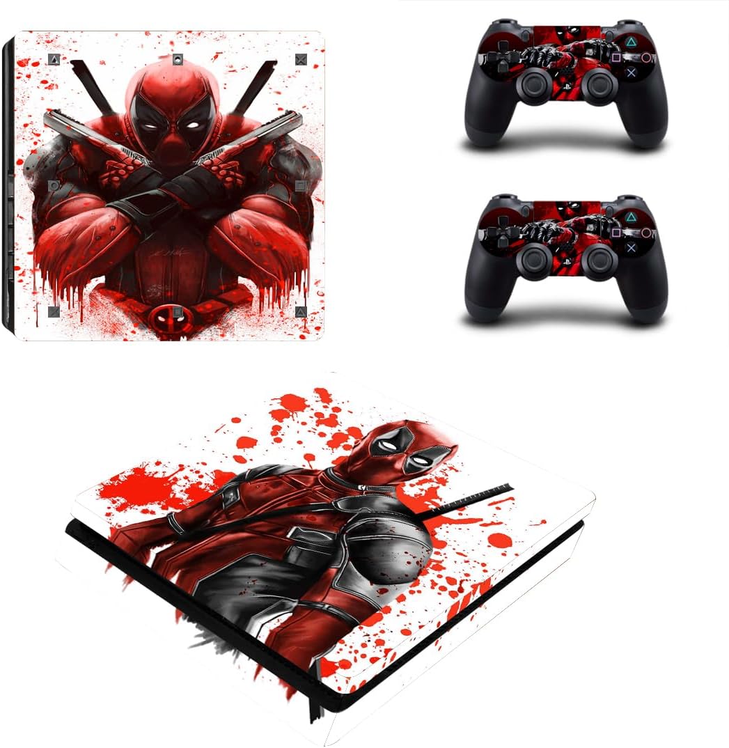 Amazon.com: Vanknight Vinyl Decal Skin Stickers DP Cover for PS4 Slim S ...
