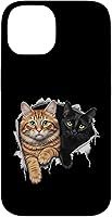 Vista 4 de Cats Torn Cloth Shirt Cute Cat Tshirt Kittens Kitty Case for iPhone 17