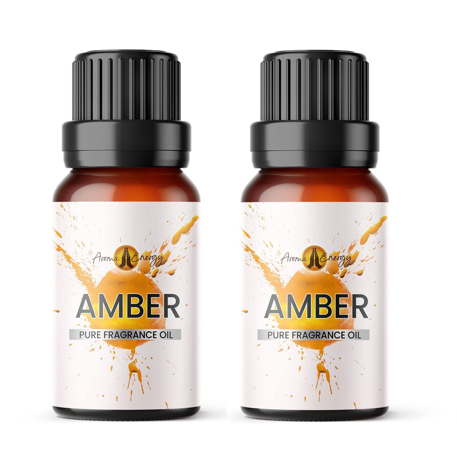 Aroma Energy | Amber Fragrance Oil 20ml (2 x 10ml) - Highly Scented Oil for Making Candle, Soap, Wax Melt, Diffuser etc — image 1