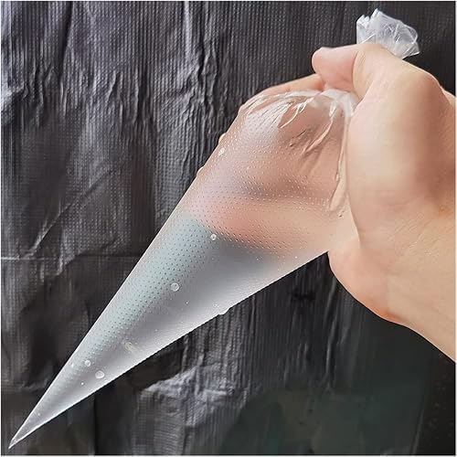 Miniatura 3 de 100 bolsas de glaseado desechables para pastelería, bolsa de crema para hornear para decoración de pasteles, glaseado real (12 pulgadas)