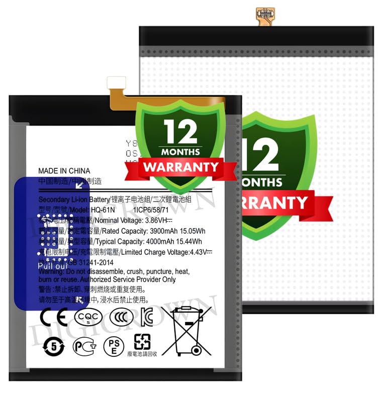 Image of Original HQ-61N Battery Compatible for Samsung Galaxy M01 - (4000mAh) - 1 Year Warranty DF7