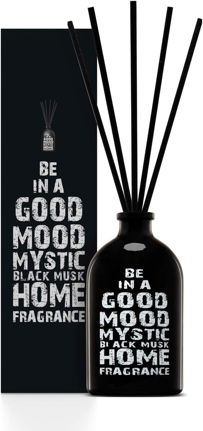Aromatherapy Diffuser Sticks|Aromatic Home Fragrance Set|Essential Oil Diffuser Sticks, Made of Natural Scented Oils Blend|Perfect For Home & Office-100 ML/3.4 OZ (Black Musk)