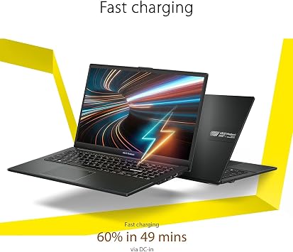 ASUS Vivobook Go 15.6 FHD Laptop, Business Laptop, AMD Ryzen 3 7320U, 8GB RAM, 128GB SSD, 180 Lay-Flat, WiFi, Bluetooth, Windows 11 Pro, Mixed Black