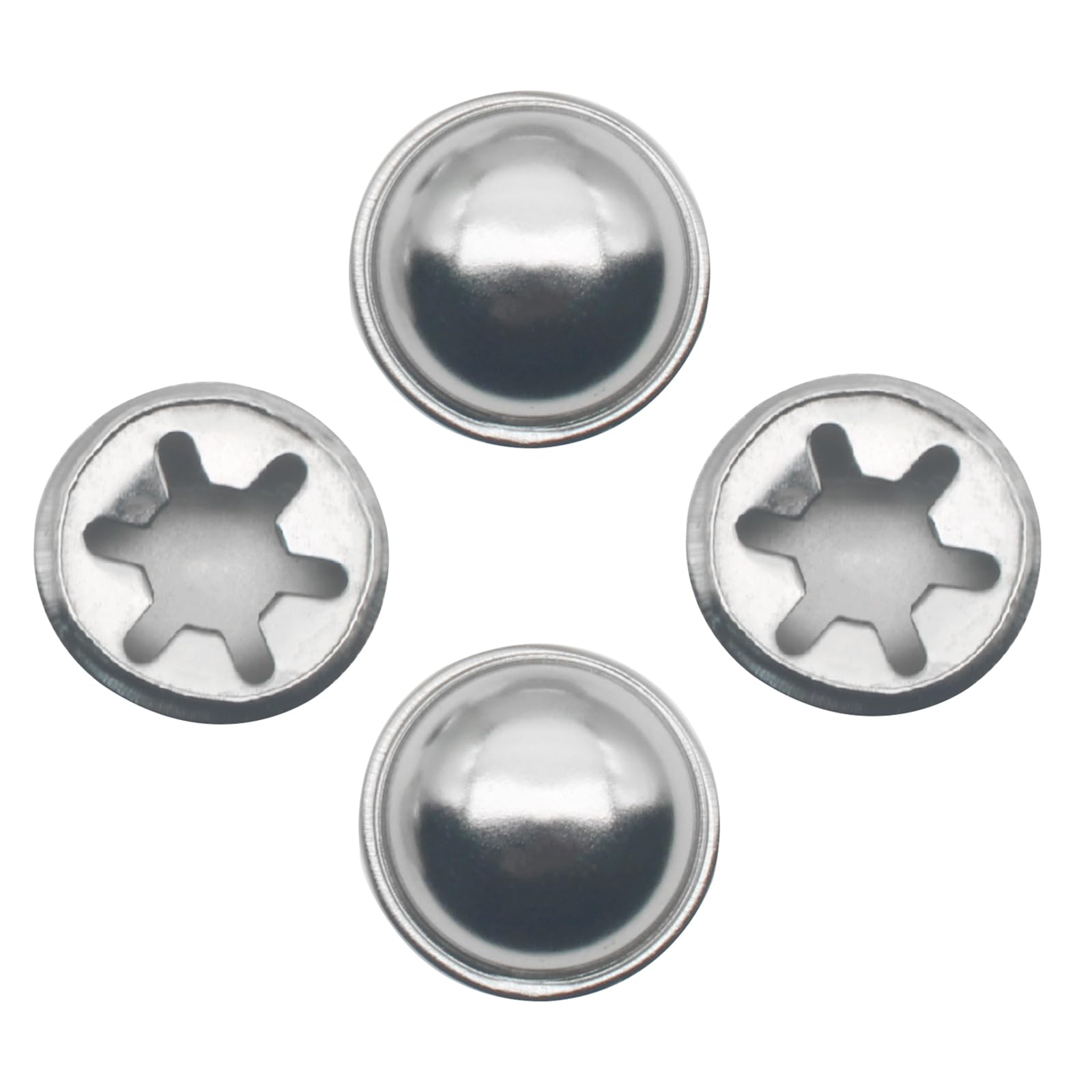 Push Cap Snapklik.com : FDXGYH 4 Pcs Push On Pushnut Caps Spring Steel Pushnut ...