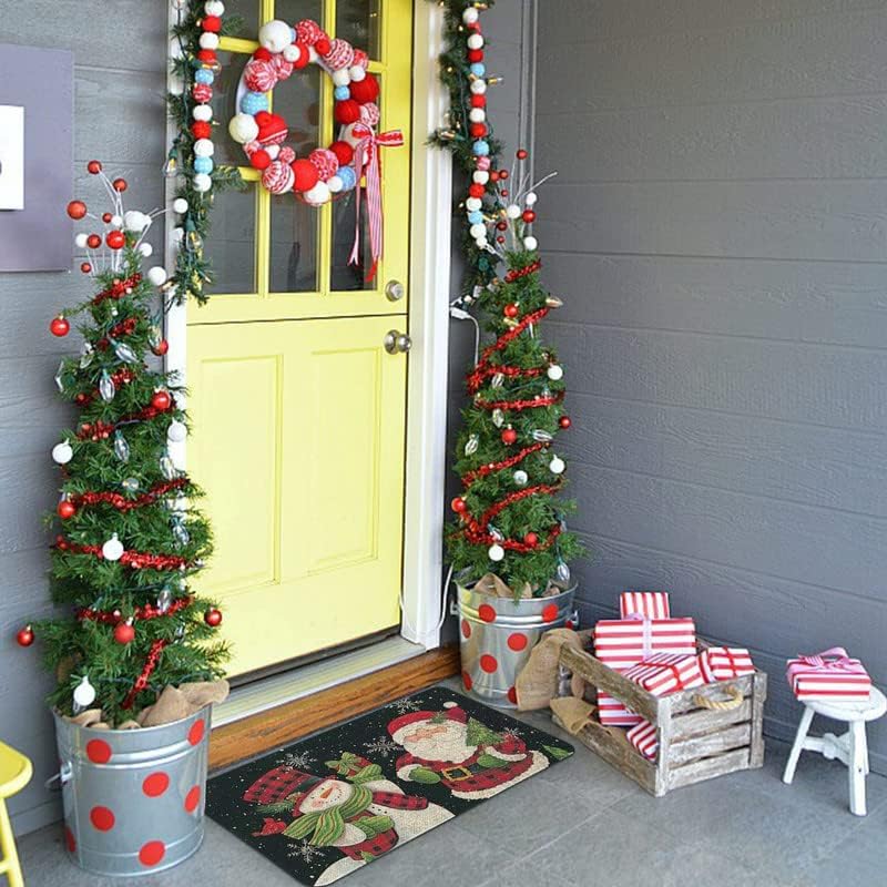 Miniatura 7 de Tapete para el día de Pascua Go on Git, duradero, de bienvenida, para puerta delantera, tapete antideslizante para el día de la madre, tapete de