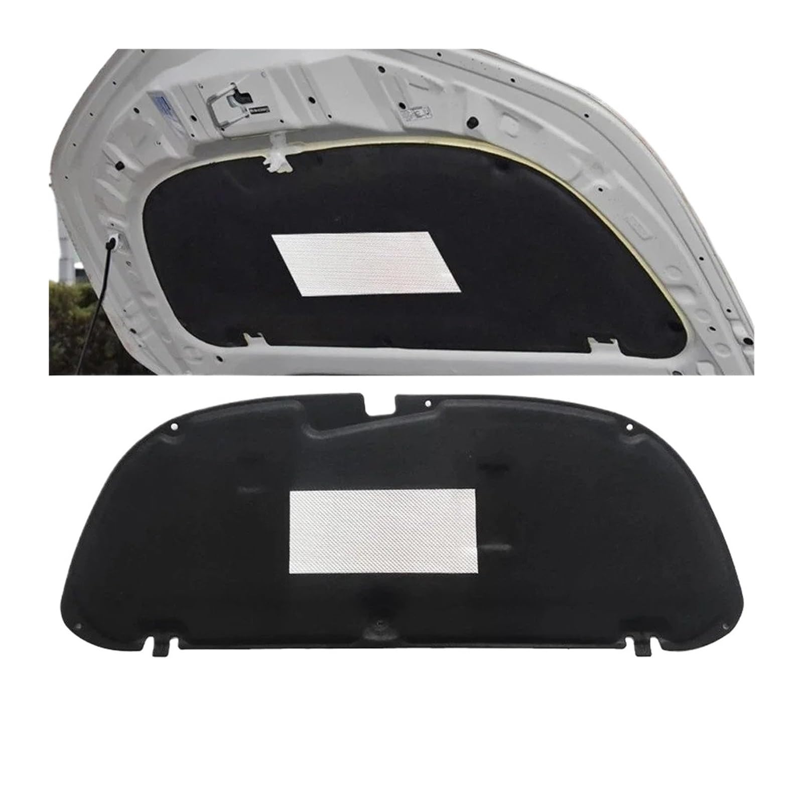 Lhdktee Type B For Toyota For Corolla E210 Gt 2019 2020 2021 2022 2023 2024 Heat Insulation Cotton Mat Fireproof Cover Sound Car Engine Hood Pad Engine Insulation Pad