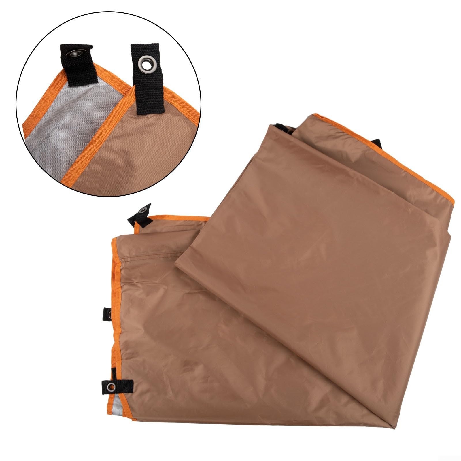 Toldo de Campervan, color caqui, 6 m², resistente al agua, para autocaravana, furgoneta, SUV, montaje rápido, barras ajustables