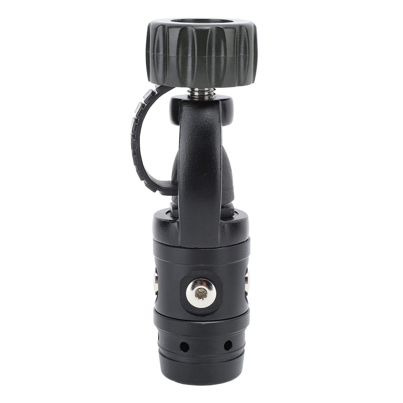 Regulador profesional de buceo, sistema de yugo de primera etapa, aleación de aluminio de alto rendimiento, control de flujo de aire de precisión para buceo profundo, cueva y agua fría