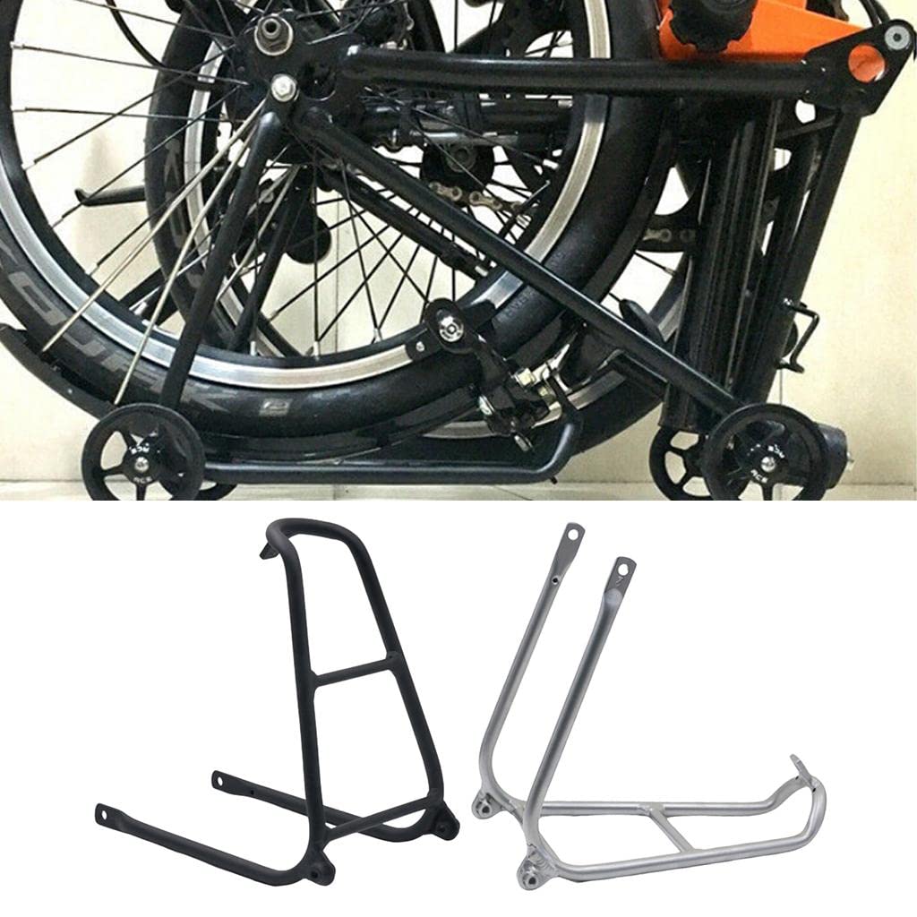 Ultralight Bike Racks for Brompton Cycling Bike Easy Wheel Cargo Rack Black