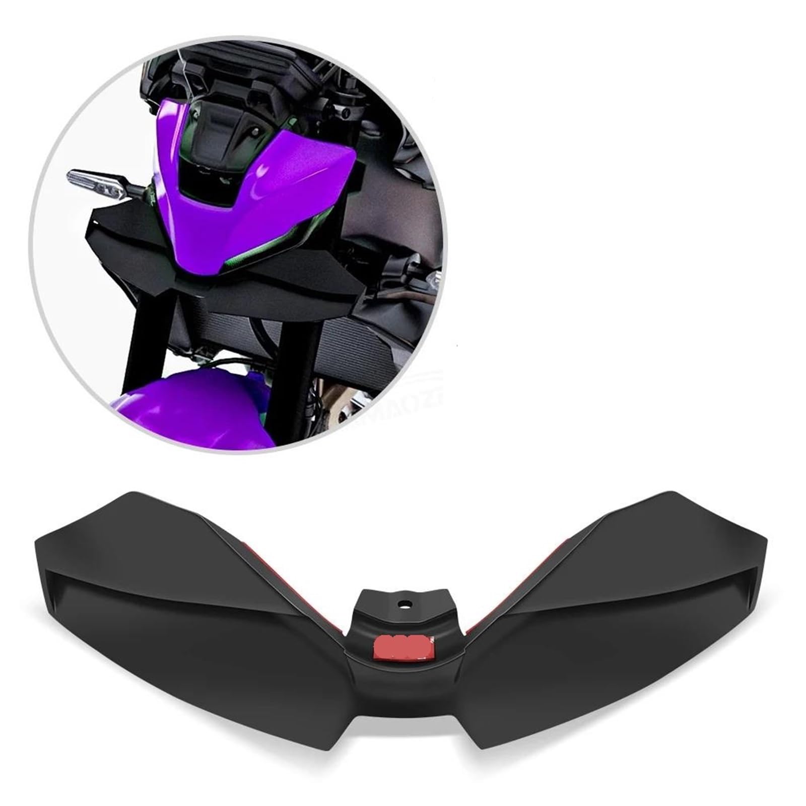 Alerón De Carenado Motocicleta para MT-09 MT09 SP 2024 2025 Piezas De Motocicleta(Carbon Fiber)