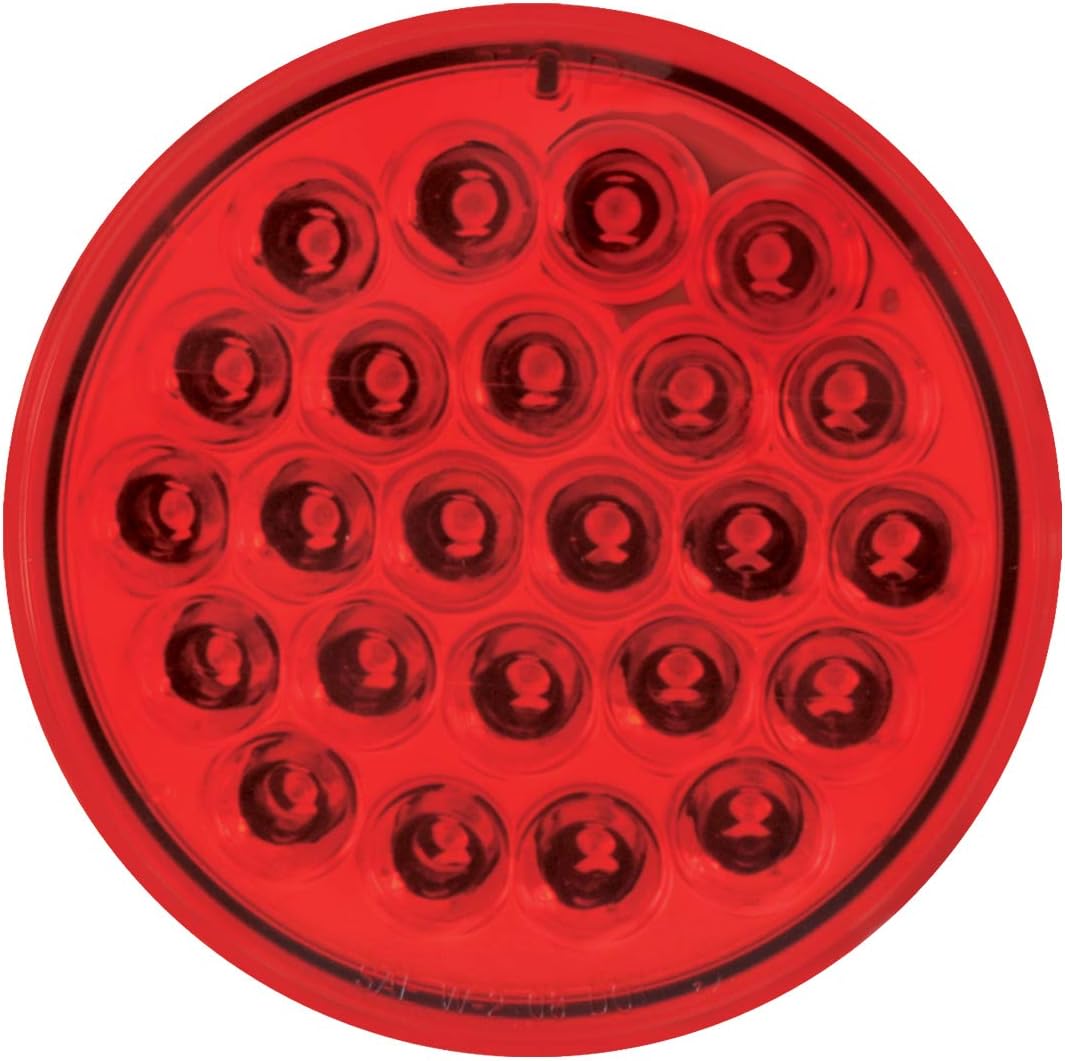 GG Grand General 76463 Amber/Clear LED Strobe Light (2 4" Pearl Lens, 9~36V)