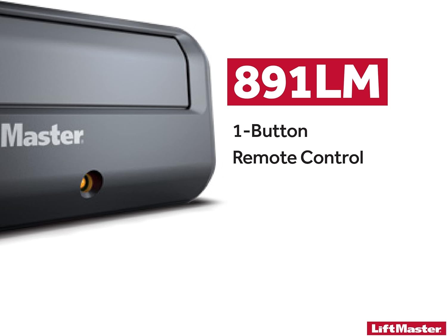 LiftMaster 891LM Security+ 2.0 1-Button Gate Operator Remote Control with Visor Clip - Pack of 2