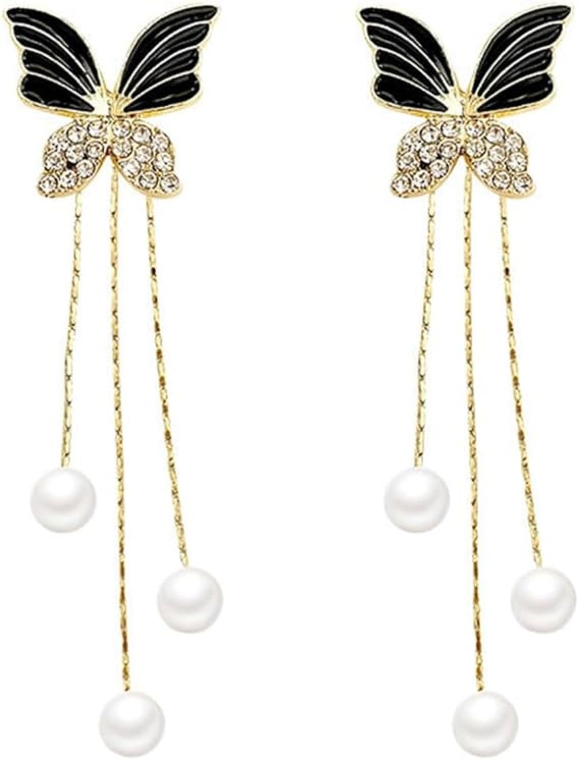 kalka fashion Korean Trendy Butterfly Earrings Western Fancy Earrings for Women Girls (B0CK2NDYRY) Amazon Price History, Amazon Price Tracker