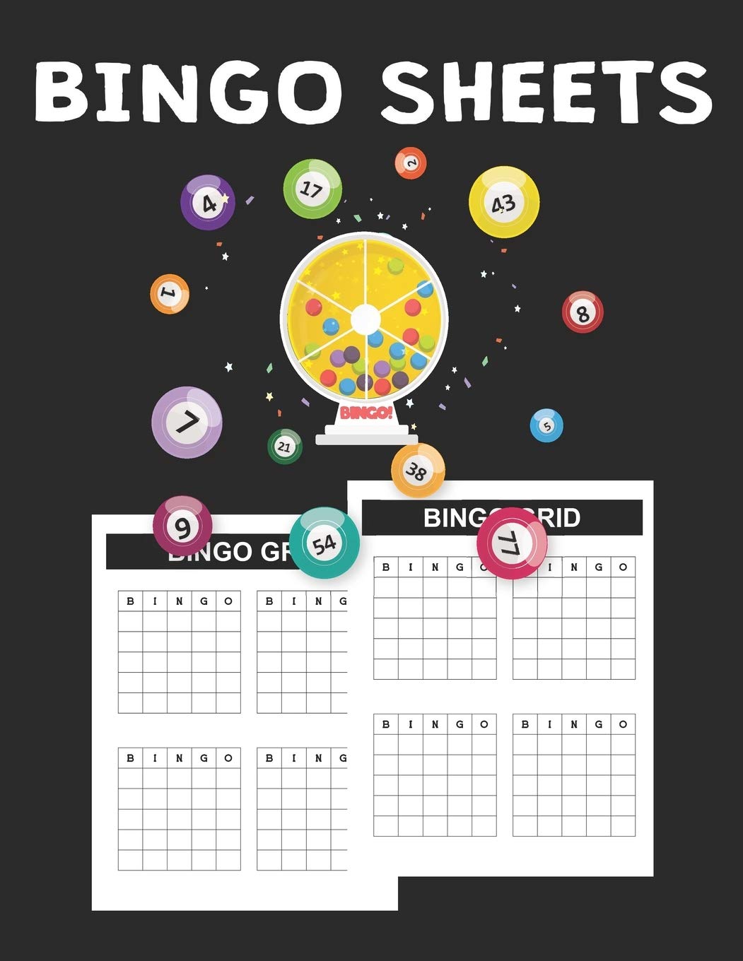 Buy Bingo Sheets Blank Bingo Grid Score Record, Bingo Game Record Book