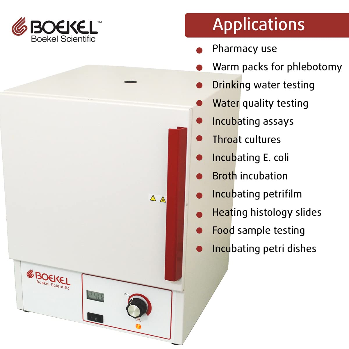 Boekel 133000 Economy Digital Incubator, Solid Door, 0.8 cu. ft. Chamber Volume, 115V: Science Lab Incubators: Industrial & Scientific
