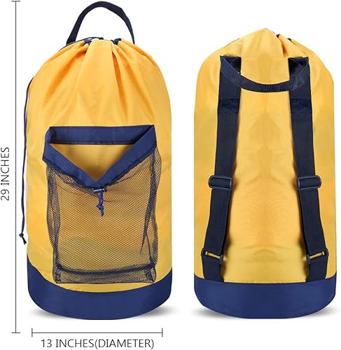 Miniatura 2 de Dalykate - Mochila para lavandería y ropa sucia con correas para el hombro