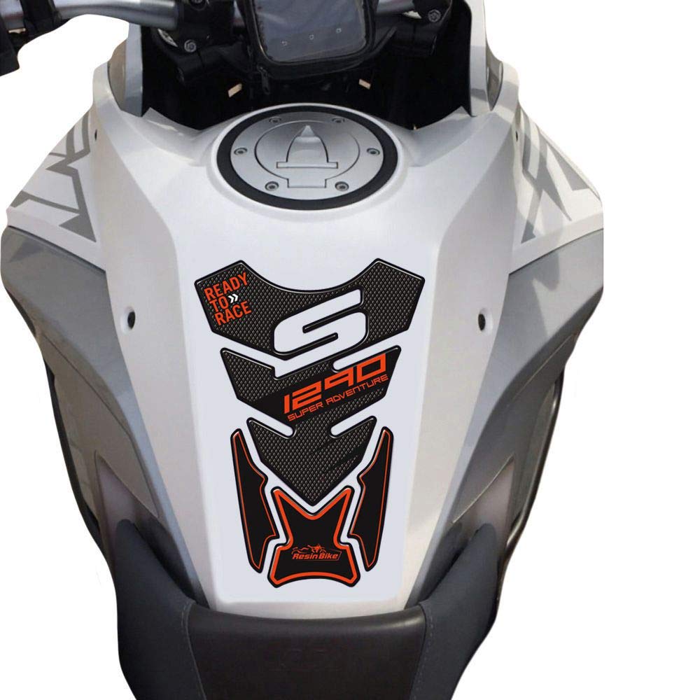 Resin Bike Tank-Aufkleber Für KTM 1290 Super Adventure S 2021 – 3D-Harz, Schutz Vor Kratzern