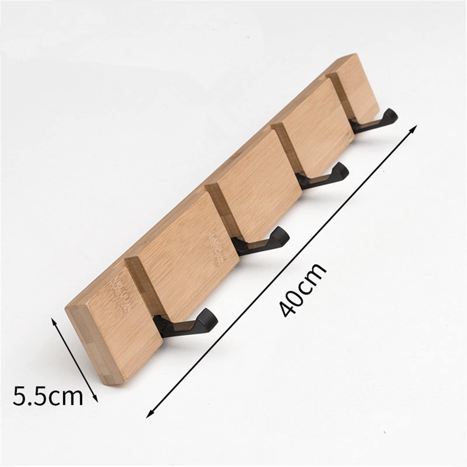 NEECS Perchero Perchero Plegable Pasillo de bambú Gancho para Sombrero Percha Puerta del Dormitorio Gancho de Montaje en Pared Sala de Estar Cocina Inodoro Pared Ganchos de Madera