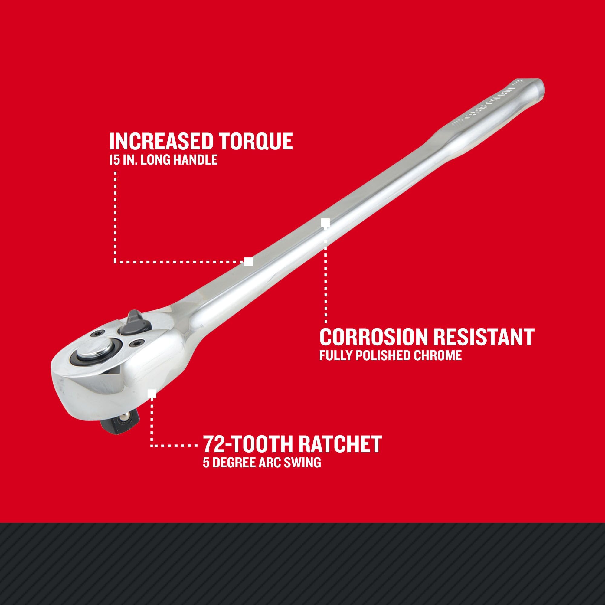 CRAFTSMAN 1/2 Inch Ratchet - Long Handle -7 CRAFTSMAN 1/2 Inch Ratchet - Long Handle -7