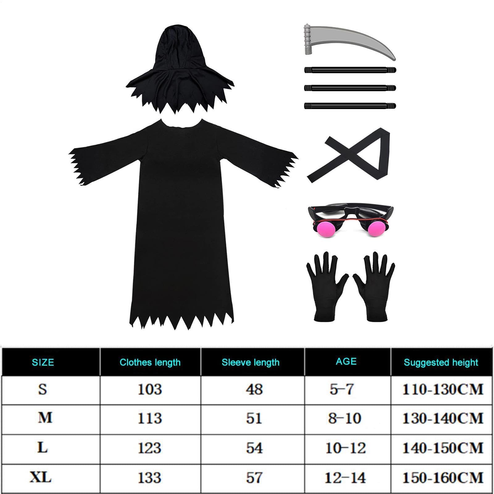 Kostium Kosiarza dla Dzieci Kostium Żniwiarza Role Play