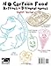 Bilingual Food Coloring Book for Kids Ages 4-8 (German English Edition): Learn German for Kids Workbook with 40 Unique Cartoon Food Colouring pages ... & German (Bilingual Children's Books - Vol 7)
