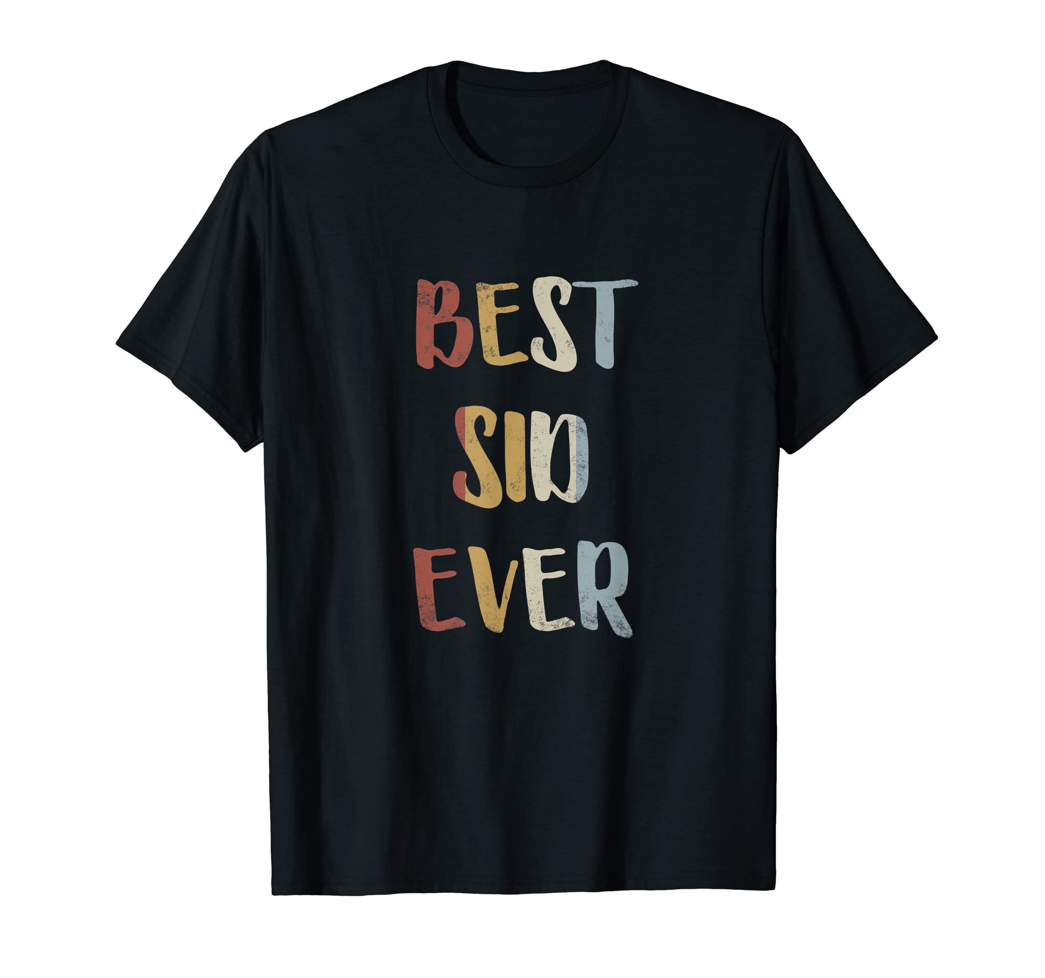 Mens Best Sid Ever Retro Vintage First Name Gift T-Shirt