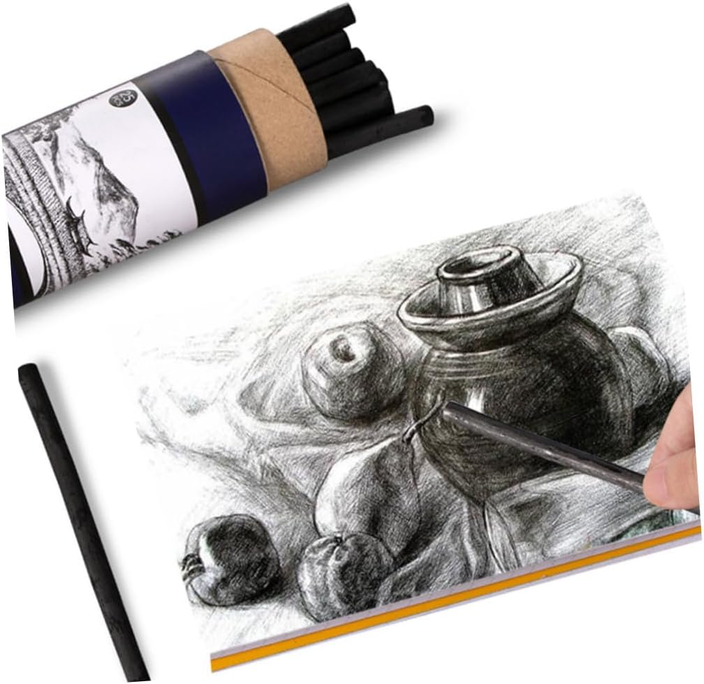 25pcs Charcoal Sticks for Drawing Willow Sketch Pencils Comfortable to Hold