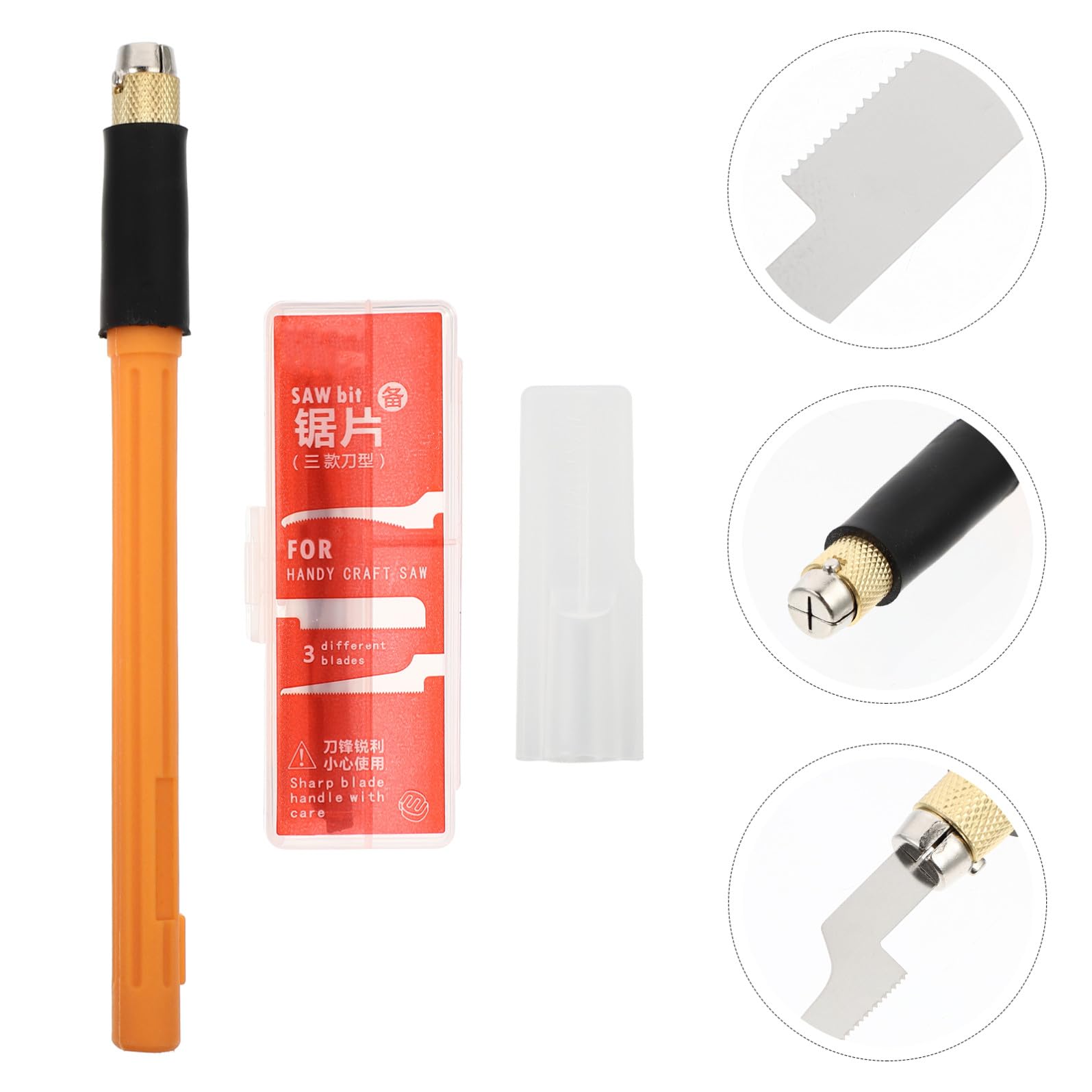 OSALADI 3sets Mini Seghetto Manuale Multiuso Per Modellismo Manico Ergonomico Antiscivolo Per Pruning e Intagli Strumenti Per Hobby e Fai Da Te Compatibile Con Progetti Di Piccole