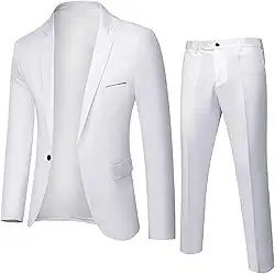 Terno masculino de duas peças, terno casual