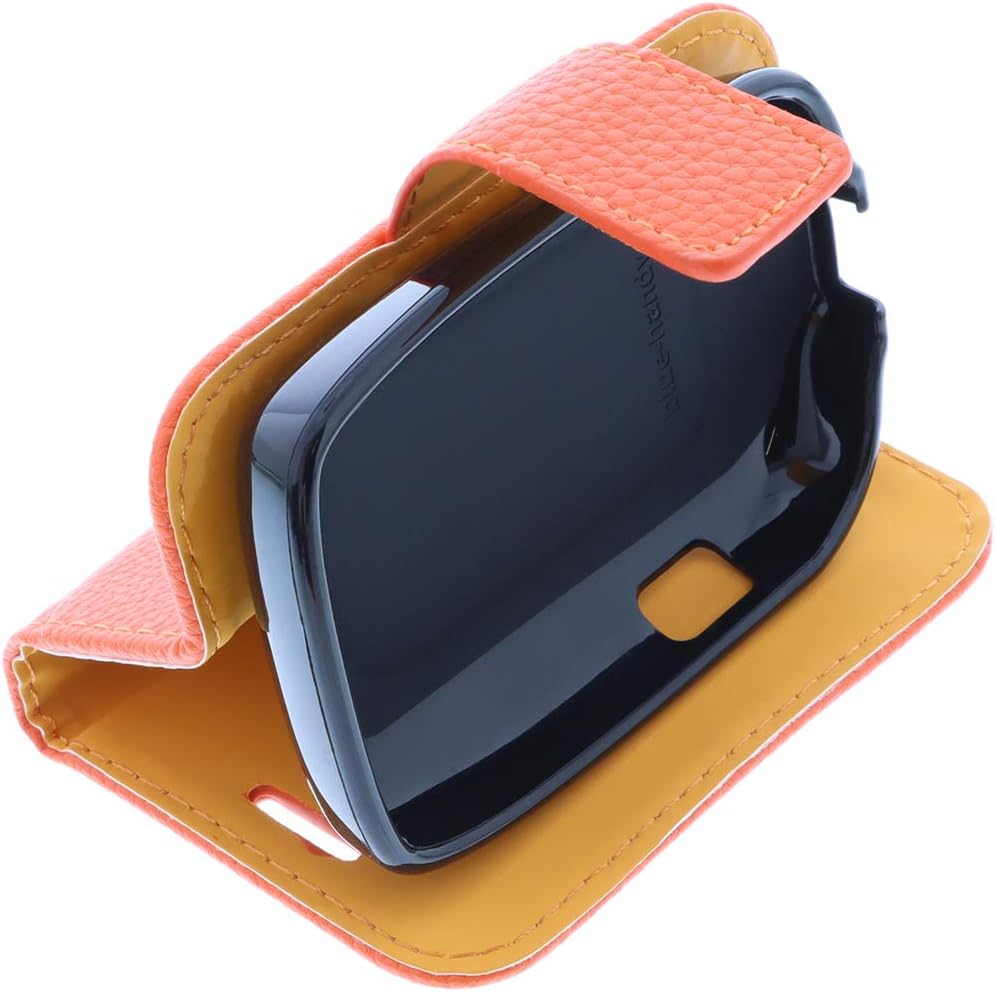 foto-kontor Bag compatible with Abbott Freestyle Libre 2 Book Style orange case protection cover book, Book Orange - Image 4