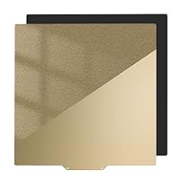 Vista 17 de Redondo 4.724 in para Monoprice Mini Delta Build Plate Flex Textured/Smooth 100% Importado Hoja PEI Más gruesa Cama de acero de resorte flexible