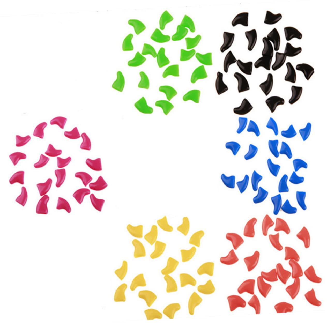 FRCOLOR 360 Pièces Capsules Ongles protège-Ongles pour Chats Casquettes Griffes de Chat Casquettes à Griffes Le Chien Ensemble d'ongles Couverture Anti-Rayures Couverture de Griffe de Chat