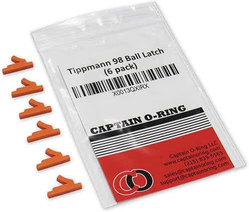 Miniatura 6 de Captain O-Ring – Pestillo de retención de bola de repuesto para Tippmann 98, A5, X7 FA-18 Ball Keeper (cantidad seleccionada)