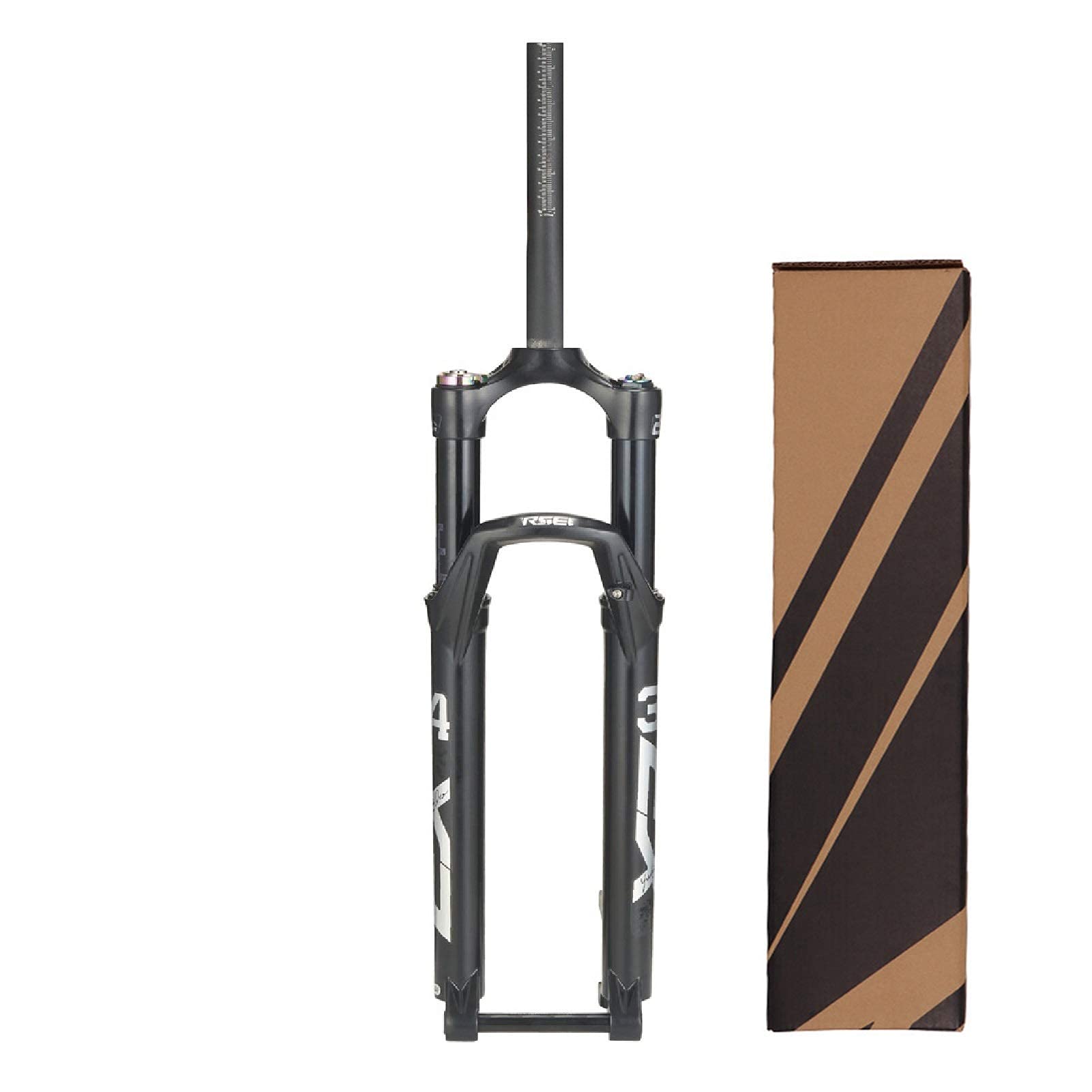 Fourche VTT 27,5 Pouces, Double Chambre à air 26/29, Tube Conique, Amortisseur 1-1/8", débattement 120 mm