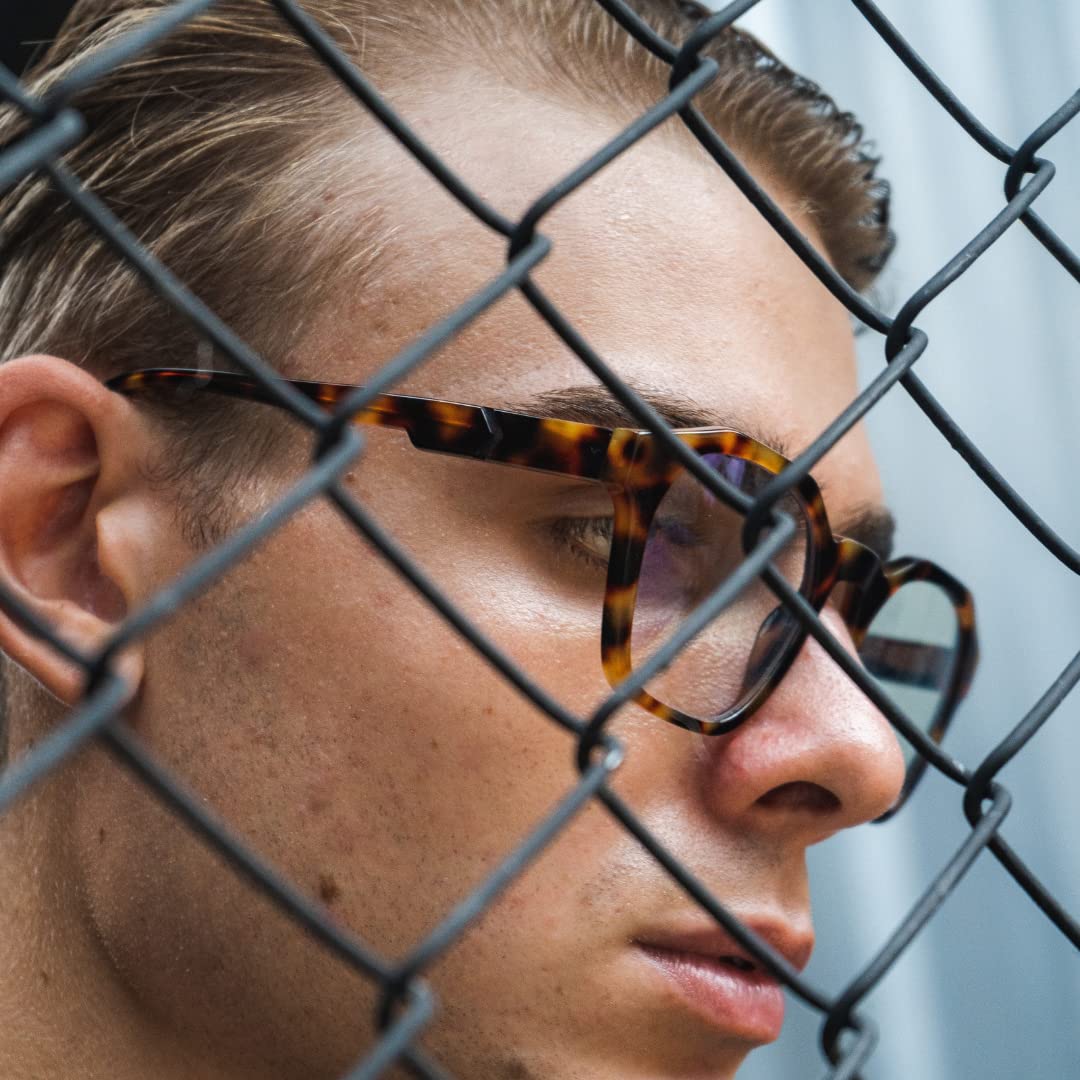 NTNK Vision N22 - Blaulicht Computer Brille Unisex ohne Sehstärke - Acetate - PC Gaming Blue-light Filter - UNISEX