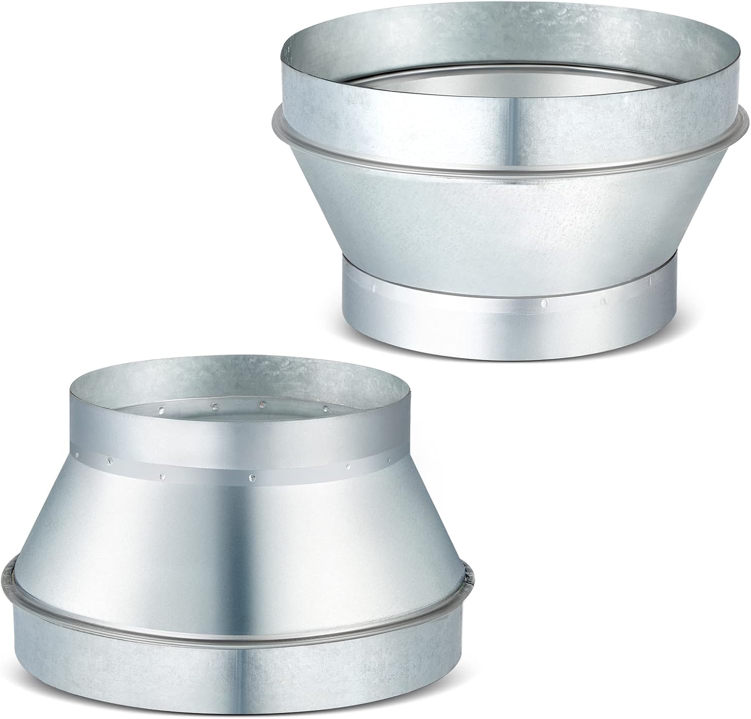 Dunzy Duct Reducer 8 to 6 Inch Ducting Connector Duct Adapter Air